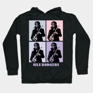 Nile Rodgers Guitar Player Pop Art Hoodie